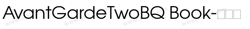 AvantGardeTwoBQ Book字体转换
